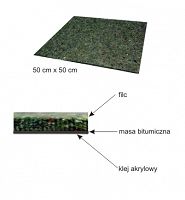 Materiał tłumiący filcowobitumiczny   