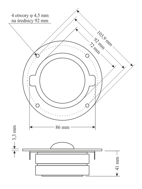 T.10.200.8.ALX Wymiary T.10.200.8.ALX Wymiary