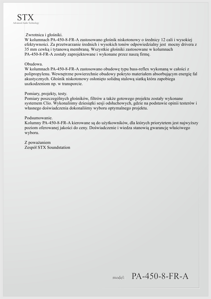 PA-450-8-FR-A PA-450-8-FR-A