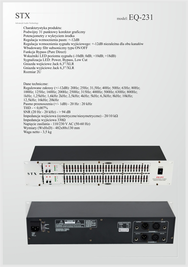 EQ-231 STX EQ-231 STX